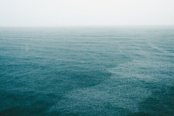 Rain on the ocean