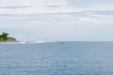 Canoe on the Ocean Indonesia