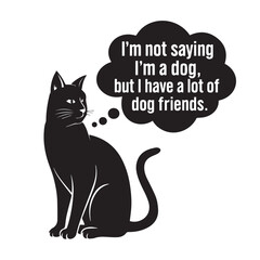 Cat svg t shirt vector design