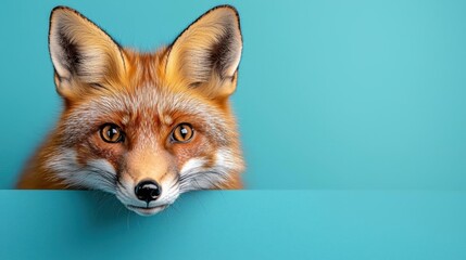 Fototapeta premium A mystical creature in a fox sneaking through a forest. High Quality