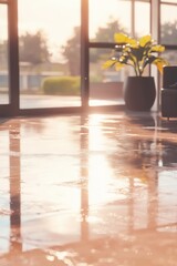 Rainy Day Reflection: Tranquil Indoor Oasis