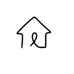 house icon on white background