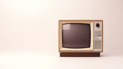 old tv set on the wall