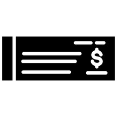 Bank Check Icon