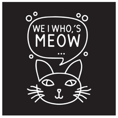 Cat svg t shirt vector design