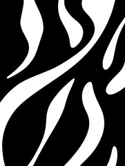 Zebra pattern vector bubble mask SVG for designs