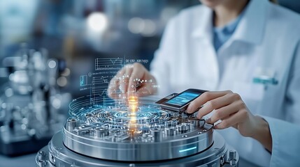 Conceptual Retail Innovation Hub Showcasing AI Driven Payment and Personalized Checkout Solutions