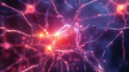 A futuristic illustration of neural networks connecting in a web of glowing nodes and lines, symbolizing AI intelligence