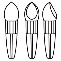 Hand Drawn Cute Cosmetics Coloring Book Vector Illustration. Bold and Easy Coloring Page for Adults and Kids. Coloring Sheet for Stress Relief and Relaxation