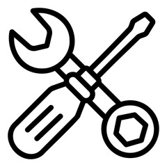 screwdriver Line Icon