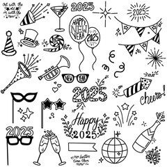new_year_doodle_bw