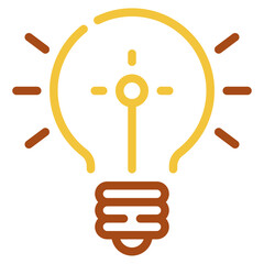 Creative Light Bulb Symbol for Ideas