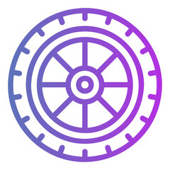 wheel Gradient icon