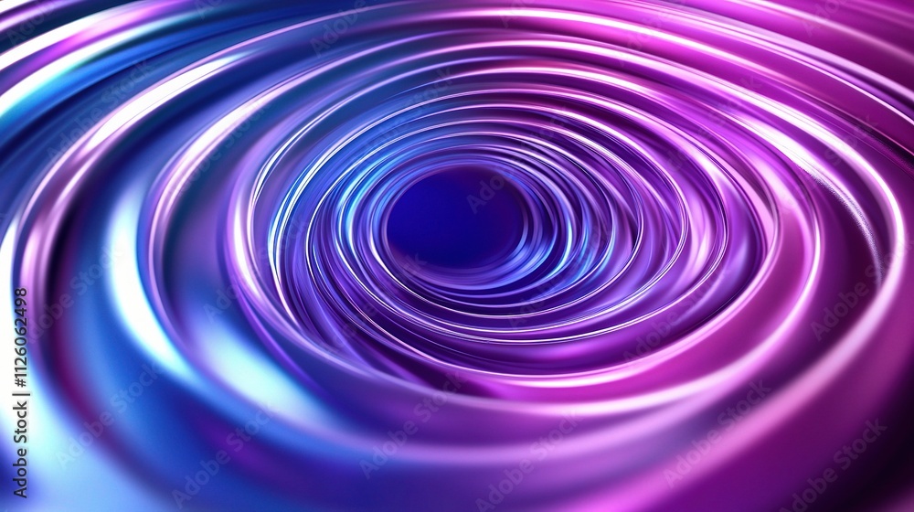 Poster Abstract Smooth Gradient Background in Purple Tones with Depth