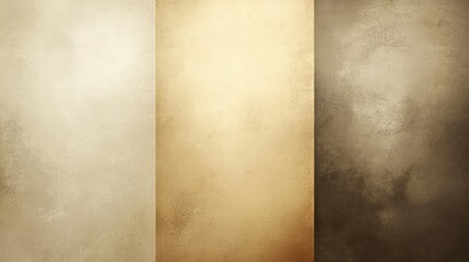 Naklejka premium Abstract Textured Backgrounds with Gold and Beige Tones Ideal for Elegant Design Projects and Artistic Creations in Various Applications