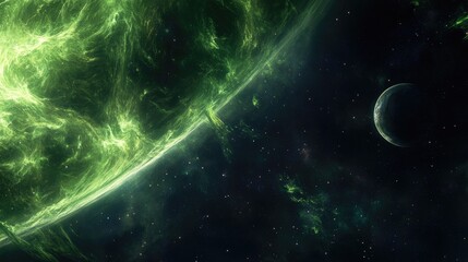 Obraz premium A Glimpse into the Cosmic Nebula