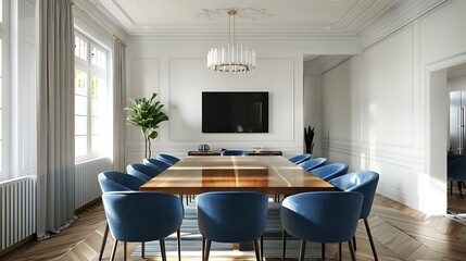 Fototapeta premium modern dining room interior