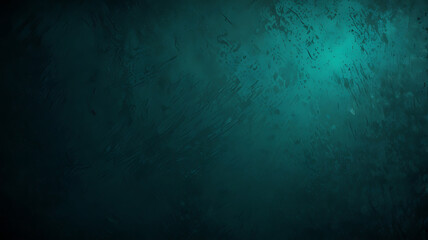 Fototapeta premium Turquoise grainy banner background with a glowing noise texture effect, combining vibrancy and tranquility for posters, headers, covers, and digital backdrops.