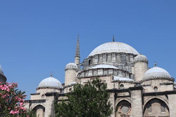 Sehzade Mosque in Istanbul, Turkey. Sehzade Mosque is imperial mosque built in 16th century and located in Fatih district. Made by Magnificent Suleiman for his son Prince Mehmet.