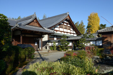 Fototapeta premium 聖衆来迎寺 庫裏 滋賀県大津市比叡辻