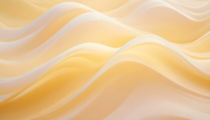 Obraz premium Fondo abstracto amarillo y blanco suave con ondas y curvas suaves