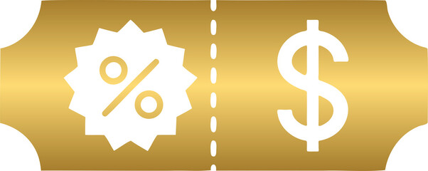 Dollar currency discount coupon