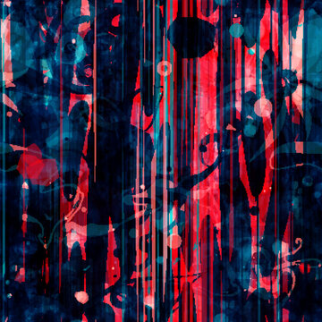 Abstract Blue end red seamless texture pattern