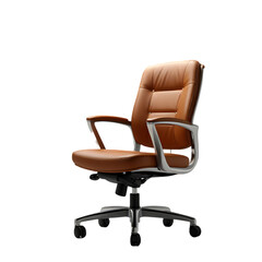 Brown Leather Office Chair