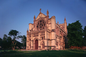 Fototapeta premium All Saints' Cathedral, Patthar Girja, church of stones, United Protestant cathedral, Prayagraj, Allahabad, Uttar Pradesh, India