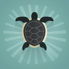 Fototapeta premium world turtle day vector illustration. 