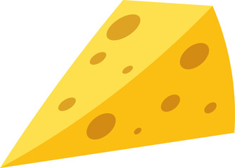 Cheese Slice Illustration