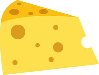 Cheese Slice Illustration