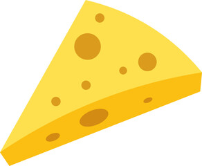 Cheese Slice Illustration