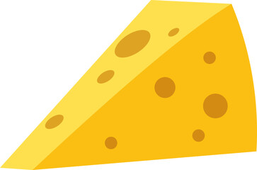 Cheese Slice Illustration
