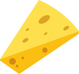 Cheese Slice Illustration