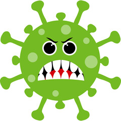 Virus Character Illustration