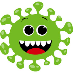 Virus Character Illustration