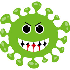Virus Character Illustration