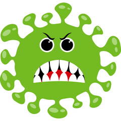 Virus Character Illustration