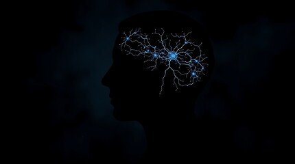 Fototapeta premium human head with brain