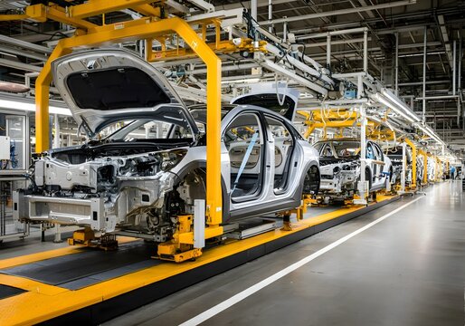 Car production line, Car manufacturing assembly line