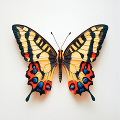 butterfly on a white background
