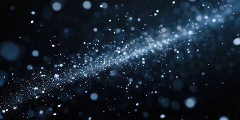 Sparkling Stars and Dust in a Cosmic Dark Background