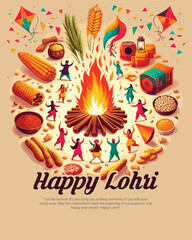 Happy Maha Shivratri Lord Shiva with Har Har Mahadeva Social Media Post template banner
