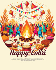 Happy Maha Shivratri Lord Shiva with Har Har Mahadeva Social Media Post template banner
