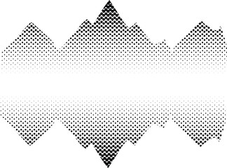 mountain dot gradient abstract background pattern vector black art white illustration graphic stipple grain grunge geometric texture vintage shape range design effect noise retro point pointillism ele
