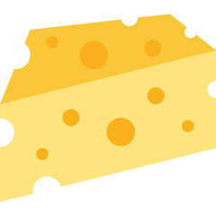 Cheese Flat Illustration
