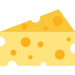 Cheese Flat Illustration