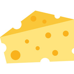 Cheese Flat Illustration