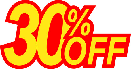 30 percent off discount